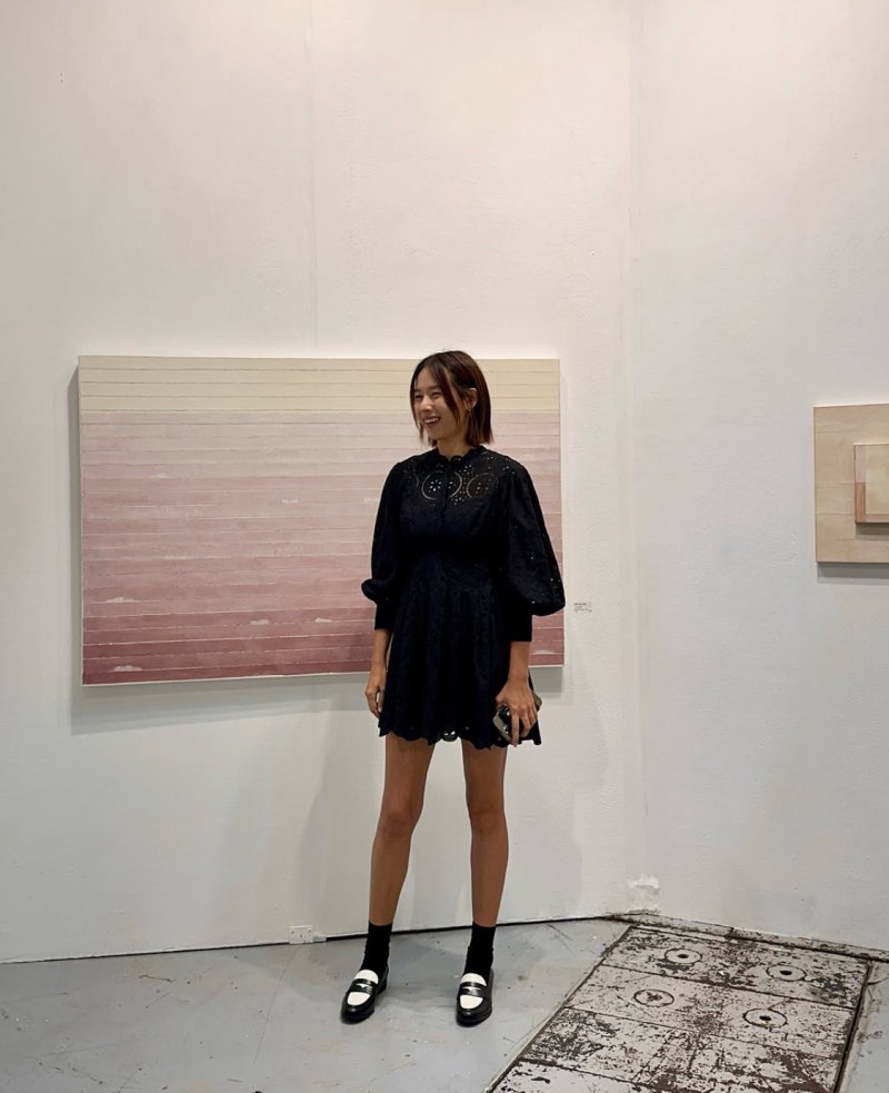“To think it’s already my 6th year as a single mom”… An actress’s sophisticated exhibition look that makes it hard to believe she is 45