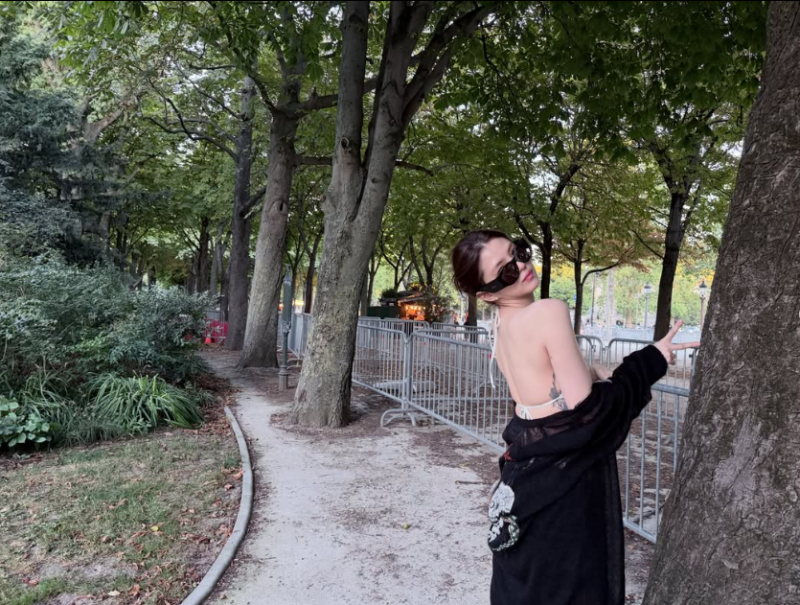 First Korean Actress in a Billboard #1 Music Video Shows Us Her Summer Look