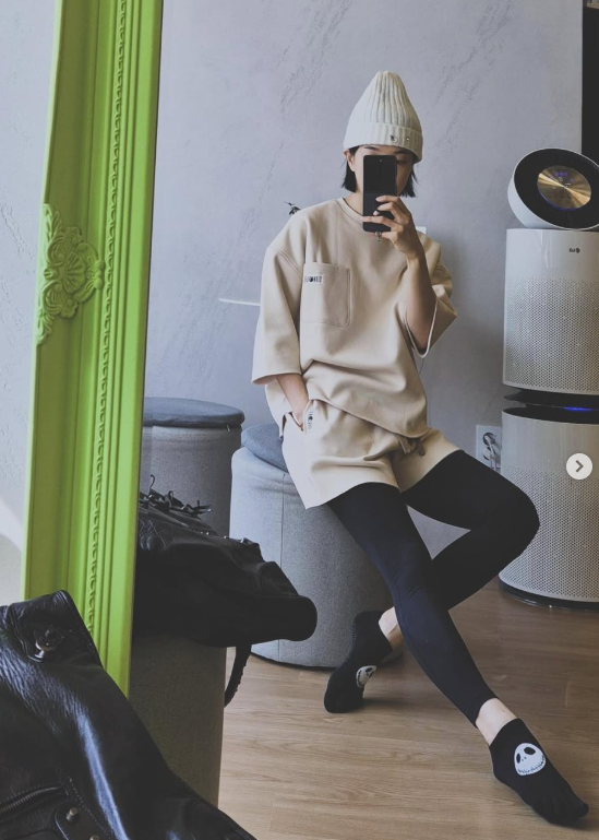 Jung Yun-Ha's Sporty-Chic Formula: Beanie Meets Velvet and Sass