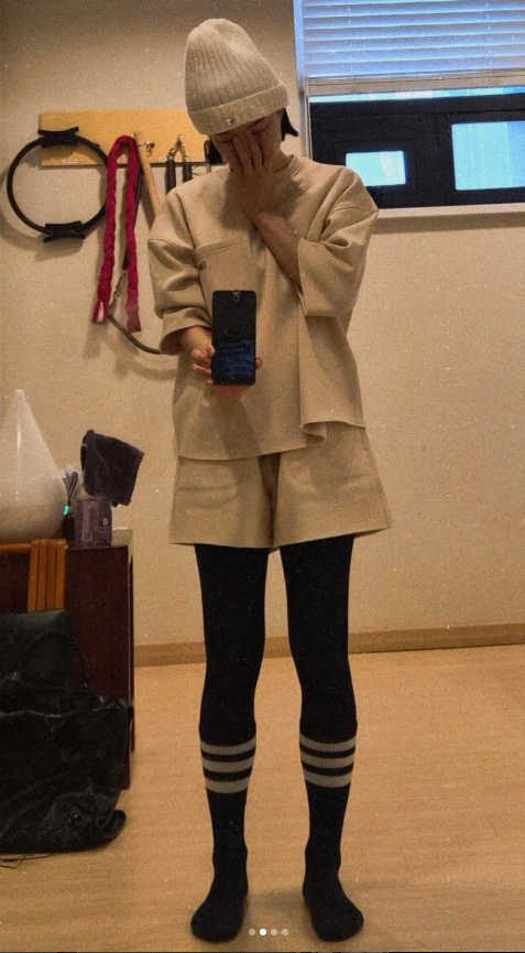Jung Yun-Ha's Sporty-Chic Formula: Beanie Meets Velvet and Sass
