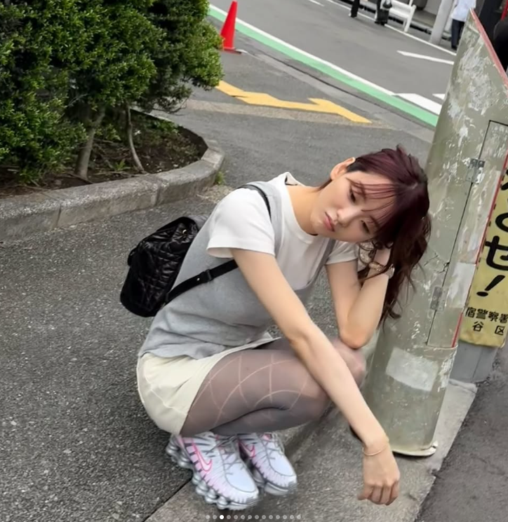 Jo I-hyun's Japan Trip Drip: Dior Backpack & Layered Tops Edition