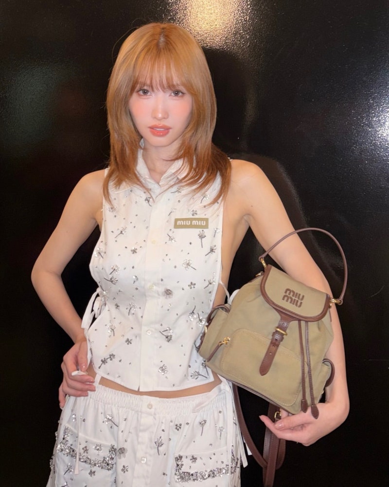Twice Momo Masters Luxury Basics: How This Dance Icon Styles Miu Miu From Head to Toe
