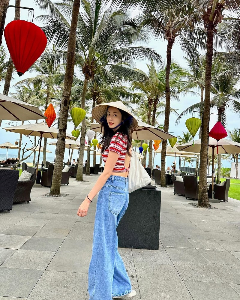 At 175cm tall and concerned about height: Lee Da-hee shows how crop lengths and one statement piece solve the proportional puzzle