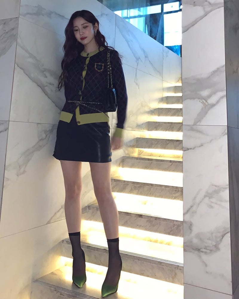 Jun Hyosung Was The Infamous Bagel Girl—And Her Check Blazer Game Proves She Never Forgot It