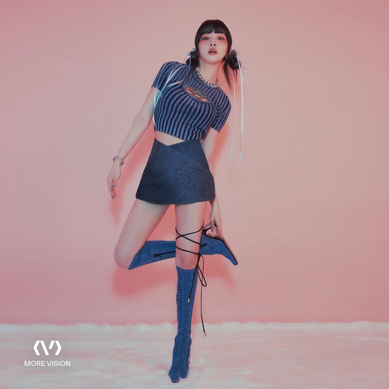Chungha: how this K-pop dancer builds her whole wardrobe around denim—and wins