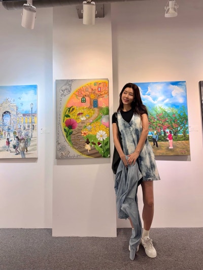From Anyang Yego top 5 beauty to fine artist: Park Han-byul builds denim into a lifestyle