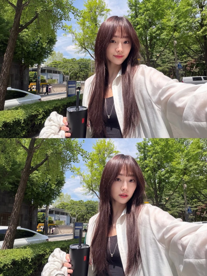 Kang Min-a Has Thrown Four Ceremonial First Pitches. Here's Why Her Casual Looks Work Anyway.