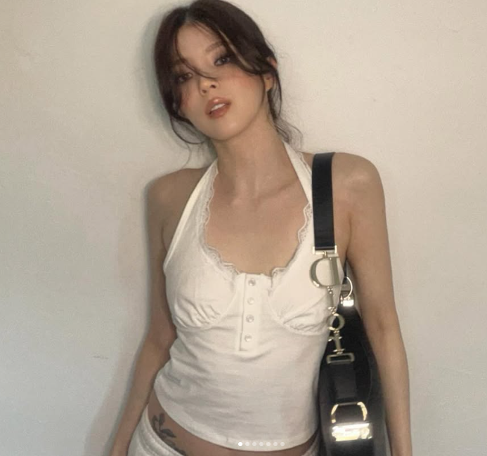 Han So-hee is Serving Luxe Lace and Effortless Cool Right Now