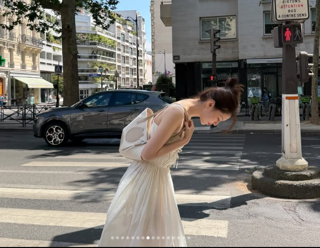 Han So-hee is Serving Luxe Lace and Effortless Cool Right Now