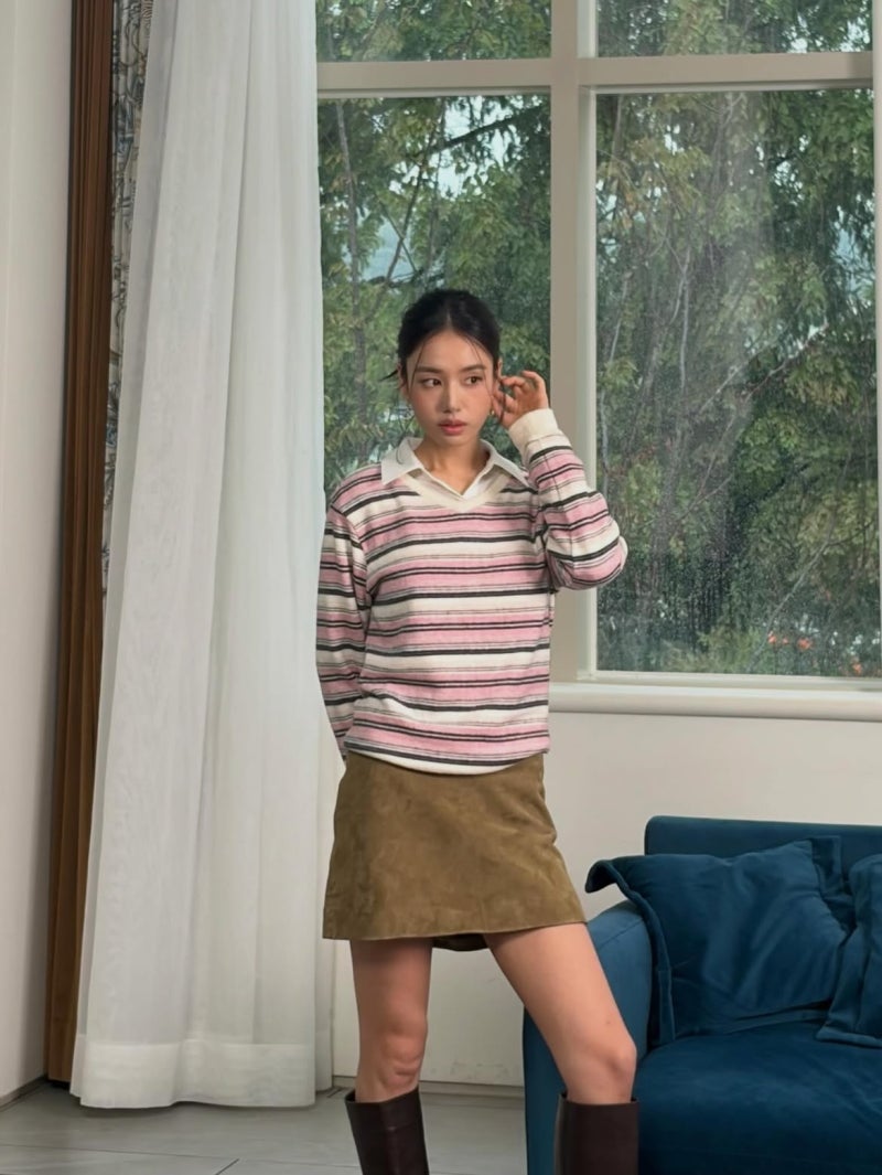 11 years in the industry, then 12% ratings gold—An Eun-jin pairs oversized white shirts with alley-night elegance