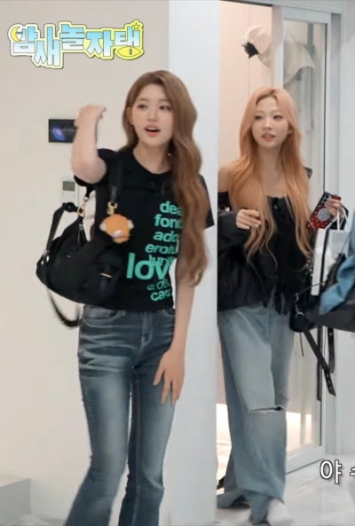 She used to wear the same clothes every day...๐ But finally, Eina, who is turning twenty soon, has escaped being a one-outfit monkey and absolutely nailed the boyfriend look with her airport fashion featuring a blouson๐ค