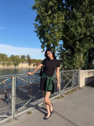 Seriously, she's practically a supermodel..๐ An Instagram update from my girlfriend Yujin, who is studying abroad in Paris, who recently confidently verified her height of 173cm๐ผ