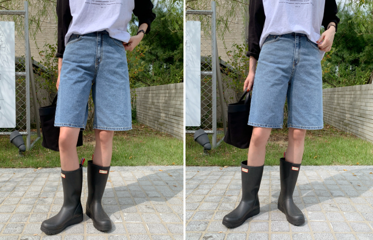 High-Waist Bermudas Make Your Legs Look Longer (and That's the Whole Trick)