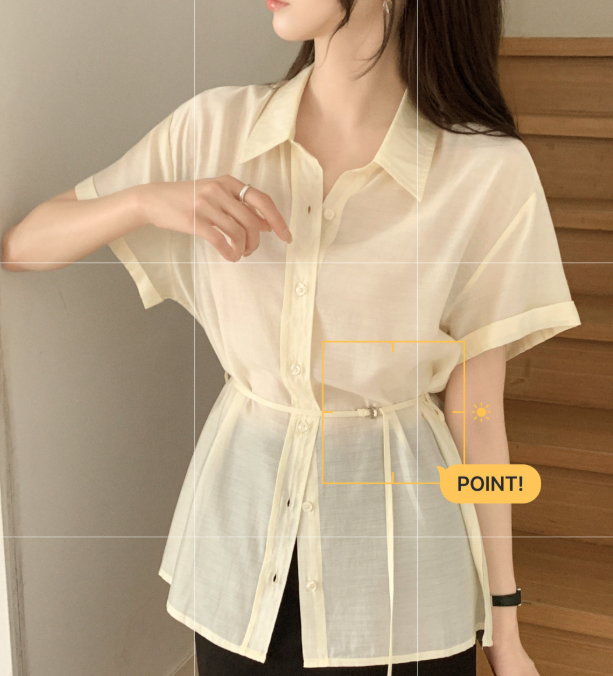 Tucking in that shirt feels like admitting defeat at your age? A D-ring belt blouse creates a waistline in literally one second