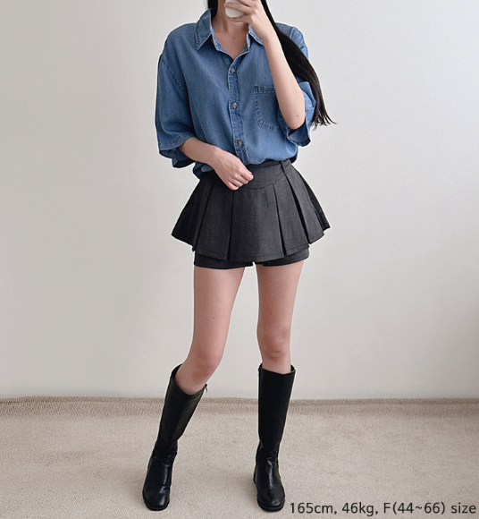 Tie the hem just once—suddenly your lower belly vanishes? Loose-fit denim magic that even 40-year-old women wear without thinking twice