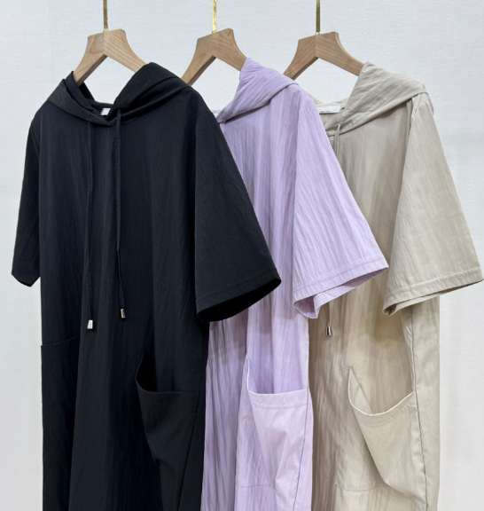 Casual, Cute, Never Out of Style—This Black Hood One-Piece Is Mom and I's Year-Round Share