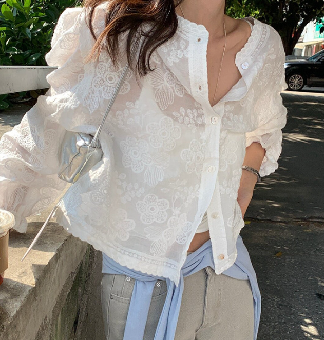 The Lace Blouse That Actually Glows Against Your Face—People Said My Whole Complexion Brightened When I Wore It