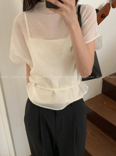 Sheer Blouse Energy: One Top, Three Looks (Dates Included)