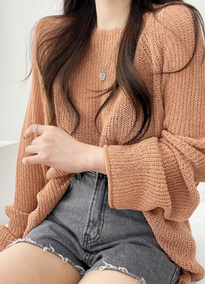 The office AC survival kit: a see-through knit that actually makes sense for summer