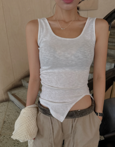 The White Summer Sleeveless That Actually Makes You Look Taller