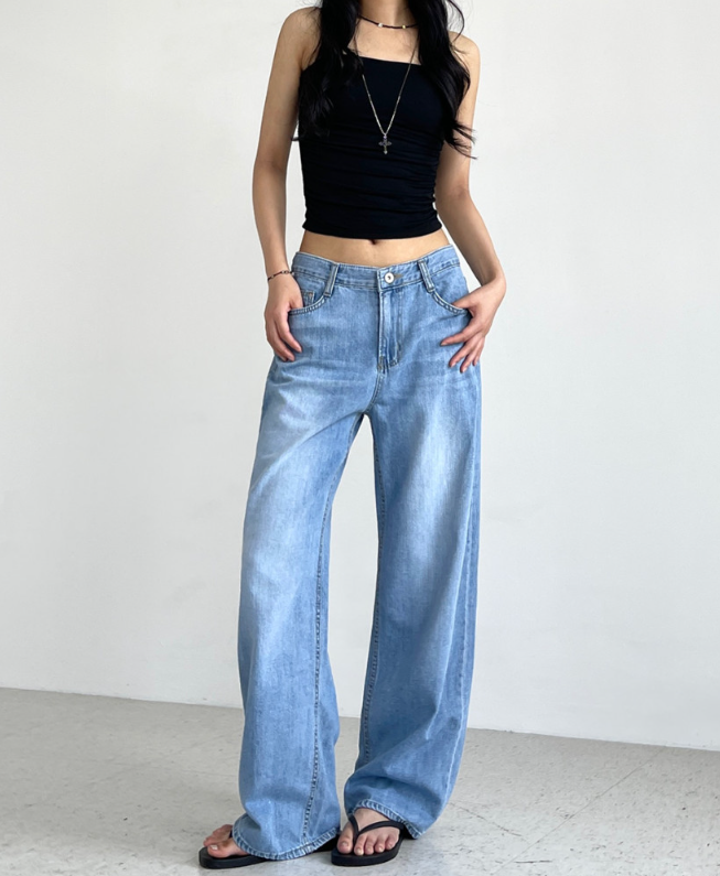 Summer Dating Denim That Isn't Even Hot? Breathable Linen Straight Jeans