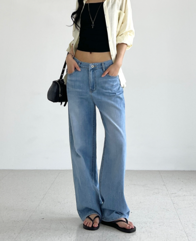 Summer Dating Denim That Isn't Even Hot? Breathable Linen Straight Jeans