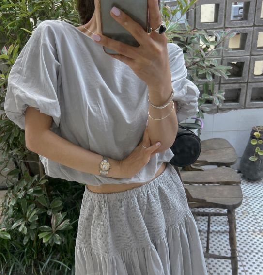 French Girl Summer Isn't a Look, It's a Shortcut: Try This Crop-and-Midi Set