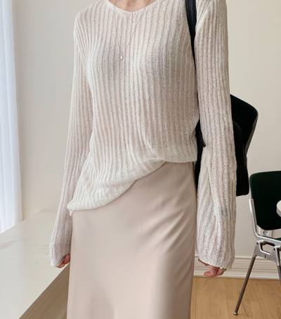 Sheer Summer Knit Trending Everywhere Right Now—And One Inner Change Totally Rewrites Your Whole Look