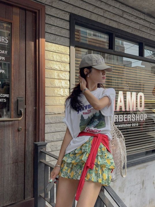 The Flower Frill Skirt Isn't Precious—It's Hip. Here's How.