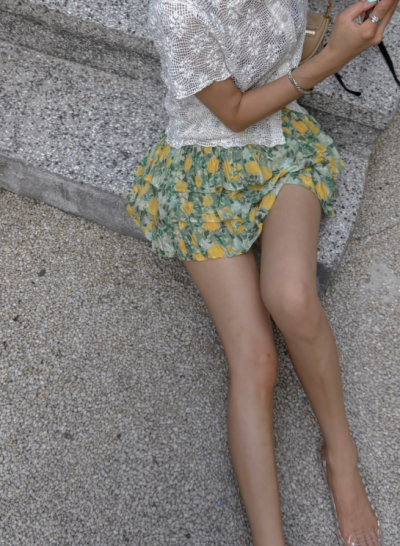 The Flower Frill Skirt Isn't Precious—It's Hip. Here's How.