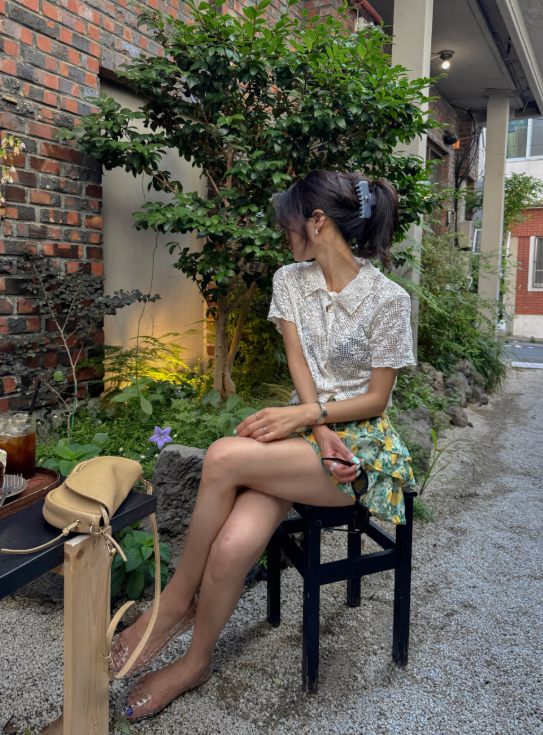 The Flower Frill Skirt Isn't Precious—It's Hip. Here's How.