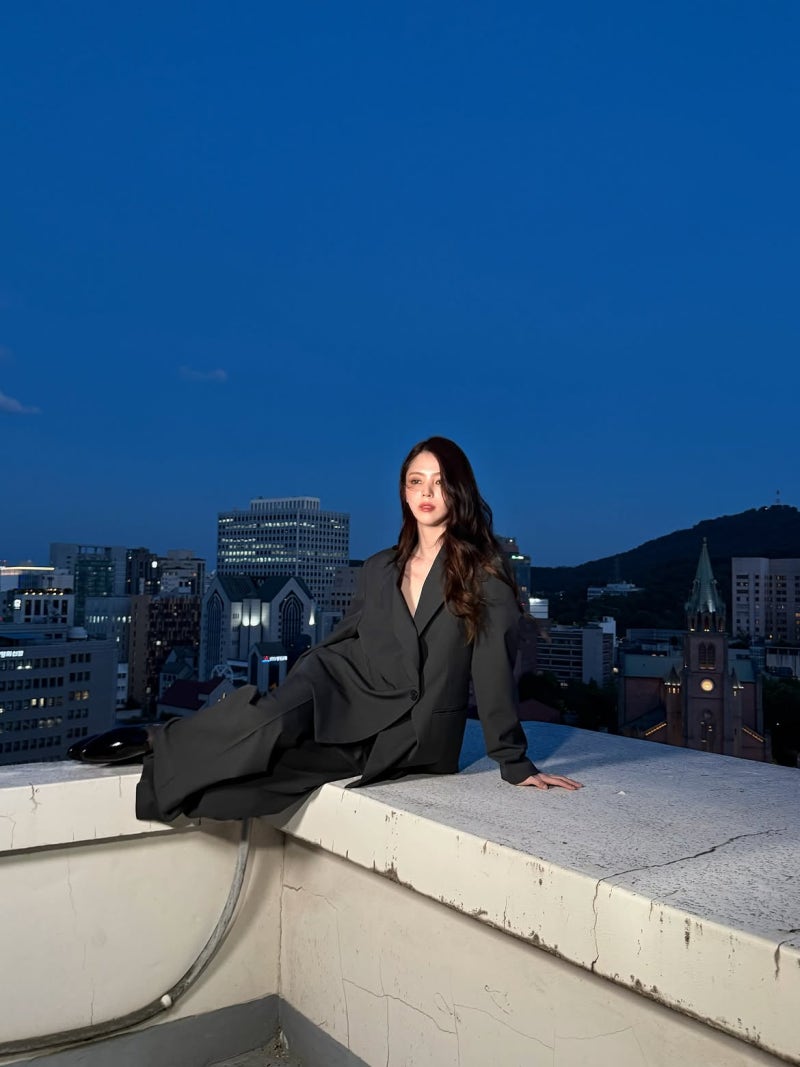 From 300k Won to Icon: Han So-hee's All-Black Leather Mastery