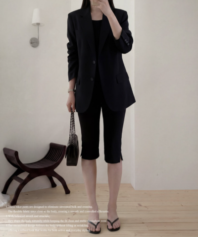 Why K-Actresses Choose Capri Biker Pants Over Leggings—Calves In, Thighs Out