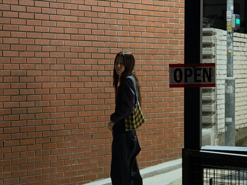 Struggling with fall outfit ideas for women in their 40s? Two fall looks for women inspired by Go Hyun-jung's shirt and plaid jacket.