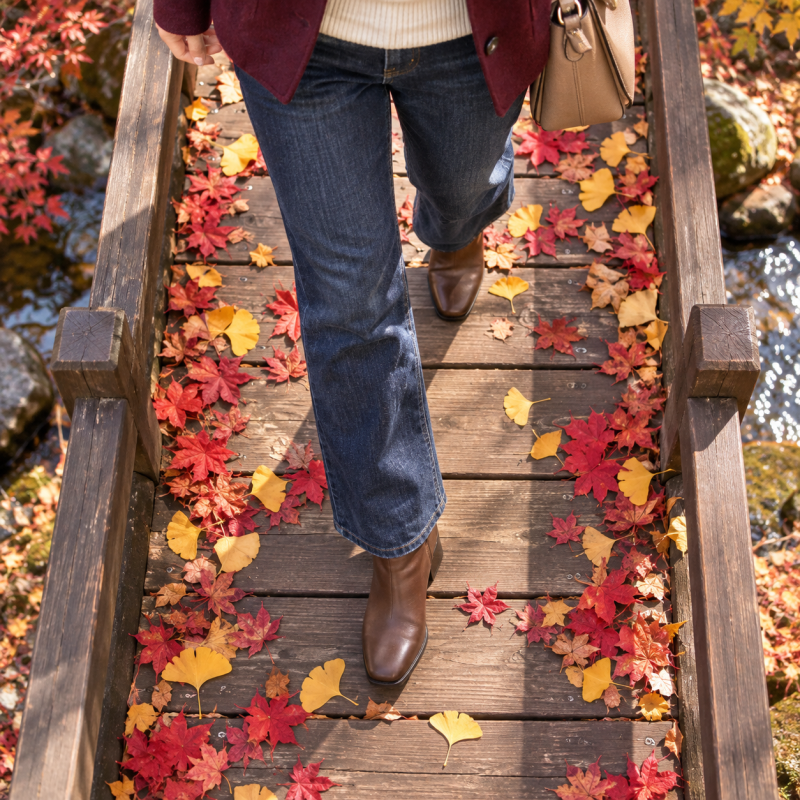 I went to see the autumn foliage and was shocked when I saw the photos… Things you absolutely must not miss in your fall outing outfit