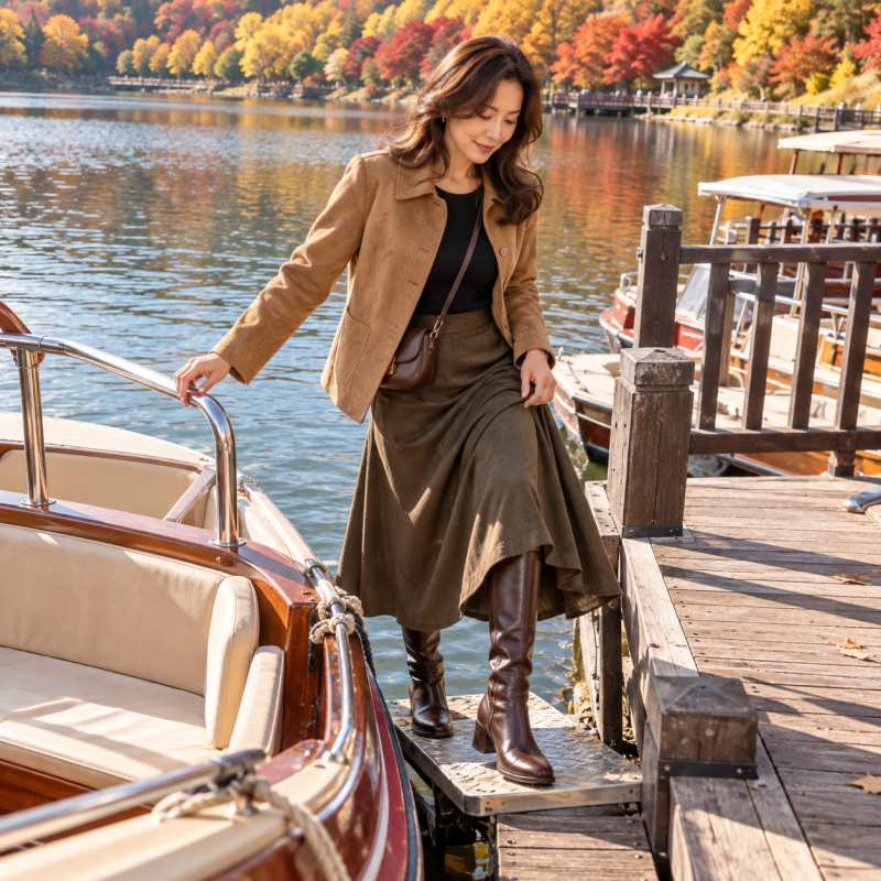 I dressed up nicely, but why do I look like I'm on a hike? Women's autumn outfits that dramatically change your vibe for viewing fall foliage.