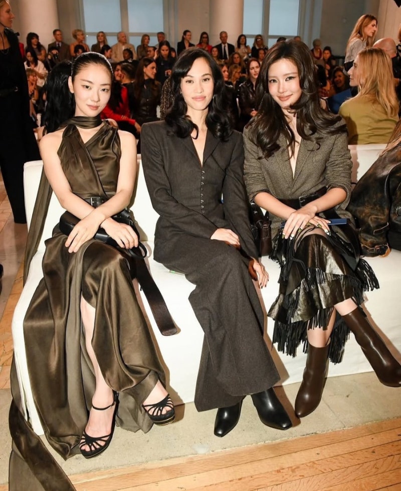 Ralph Lauren Chu Goo-mi... Celebrity jacket fashion with a great vibe