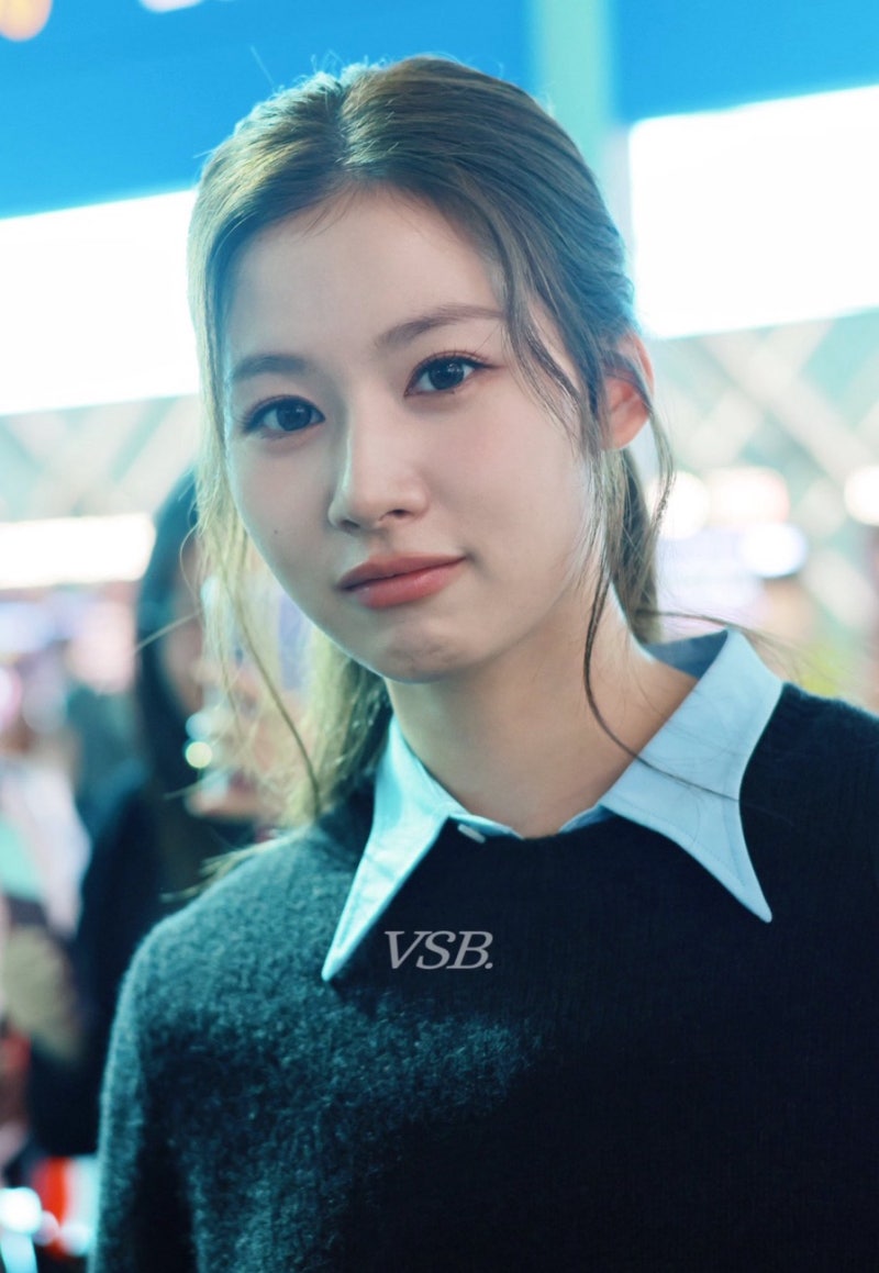 Fans went wild over Sana's airport fashion... Her stunning, comic-book-like visuals.