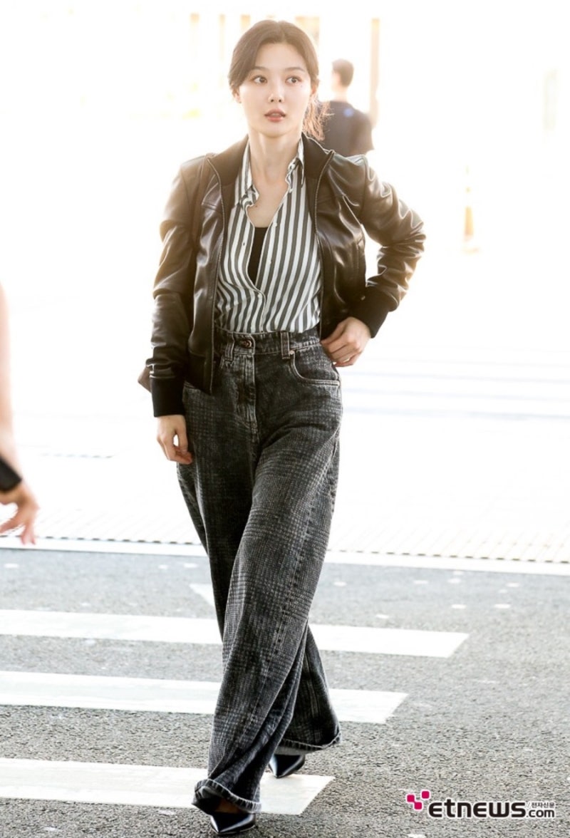 Kim Yoo-jung's autumn outfit raises expectations even before Fashion Week.