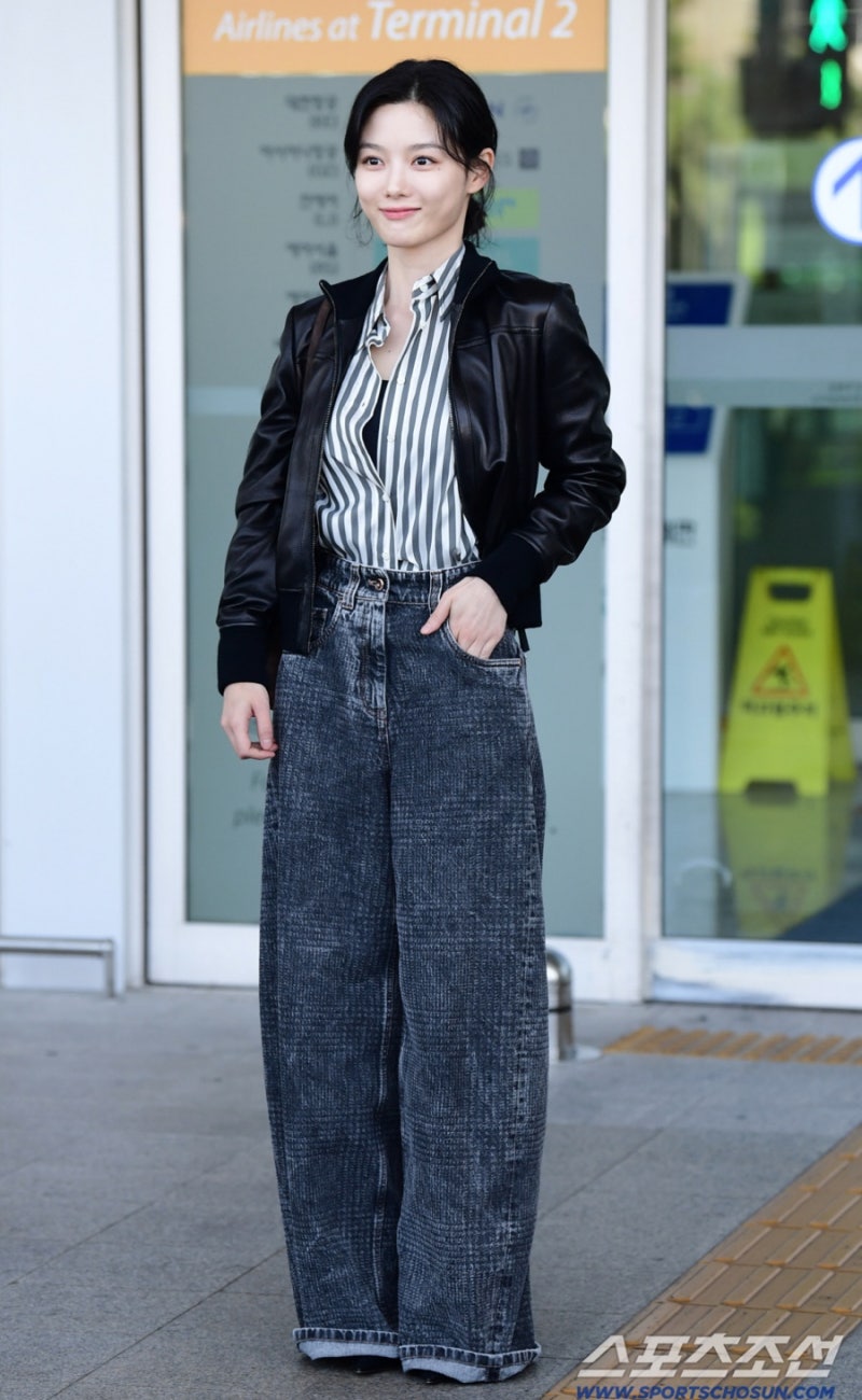Kim Yoo-jung's autumn outfit raises expectations even before Fashion Week.