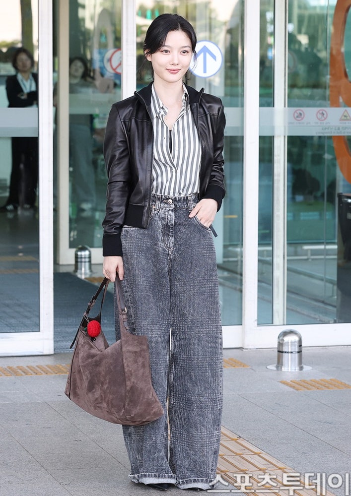 Kim Yoo-jung's autumn outfit raises expectations even before Fashion Week.