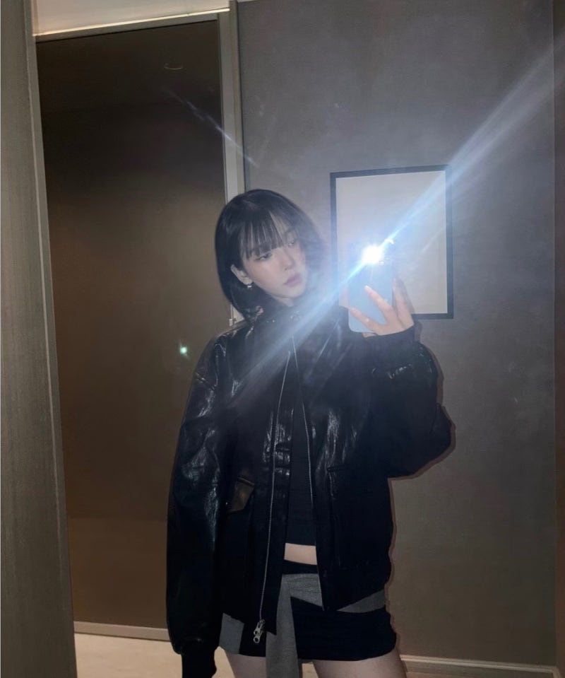 All-black styling tips... Karina's fashion causing a stir for being so chic