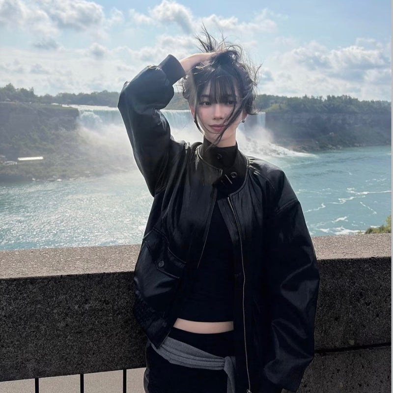 All-black styling tips... Karina's fashion causing a stir for being so chic
