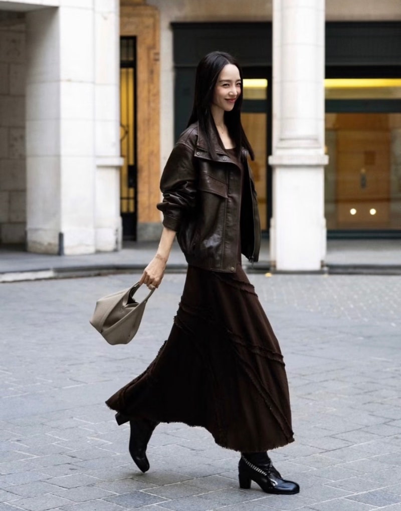Elegant and pretty... but too handsome celebrity autumn outfits