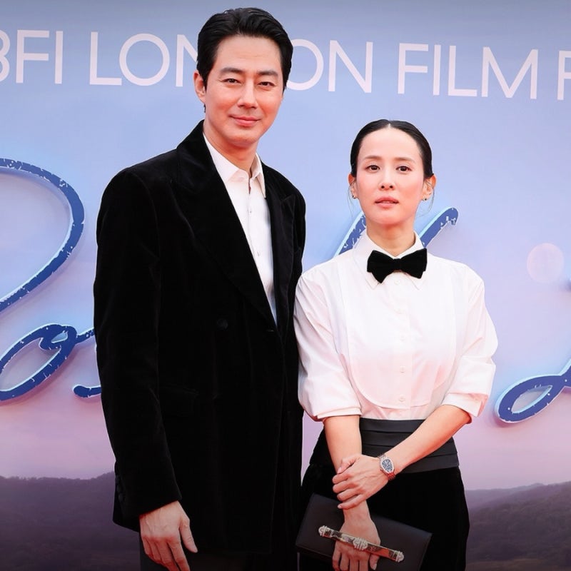 Even cooler than Jo In-sung... Actress's suit fit at the BFI London Film Festival