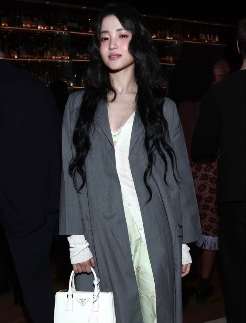 It looks like pajamas... but celebrity fashion that pulls it off like a dress