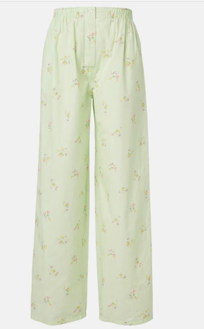 It looks like pajamas... but celebrity fashion that pulls it off like a dress