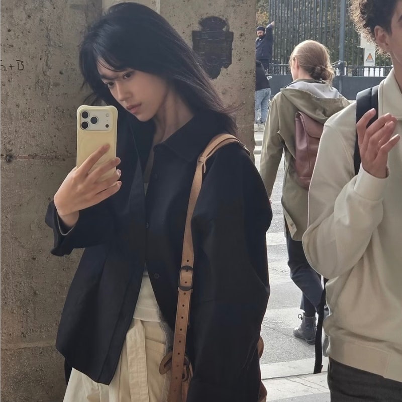 The celebrity who caused a sensation as a high school heartthrob even before debut... Celebrity casual fashion