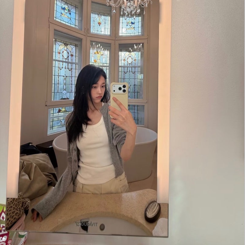 The celebrity who caused a sensation as a high school heartthrob even before debut... Celebrity casual fashion