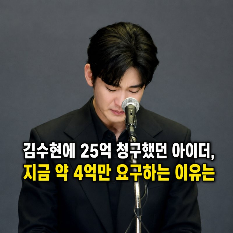 Kim Soo-hyun's Aider Lawsuit Just Dropped from 2.5B Won to 400M—Here's Why